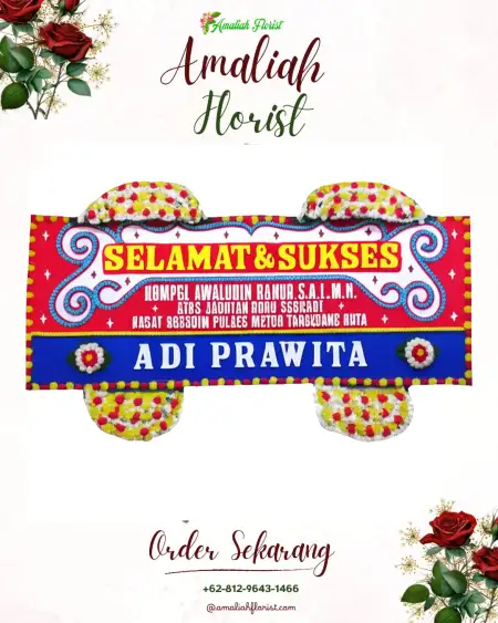 Papan Bunga Ucapan Selamat Gumuksari